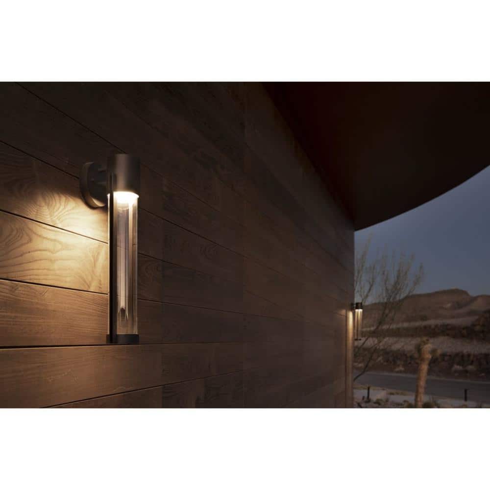 Black Bronze Dimmable Outdoor LED Wall Sconce