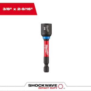 SHOCKWAVE Impact Duty 3/8 in. x 2-9/16 in. Alloy Steel Magnetic Nut Driver (1-Pack)
