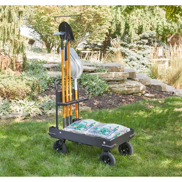 Husky - 38 in. W All-Terrain Folding Tool Cart