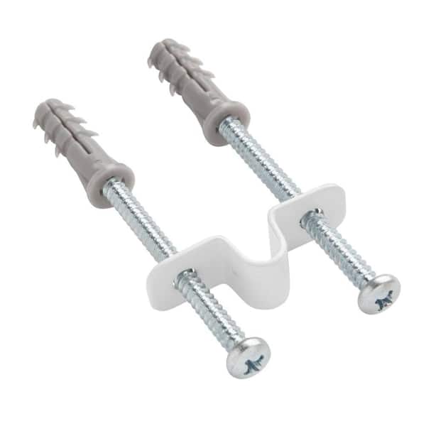 White Shelving Hardware (48-Pack)