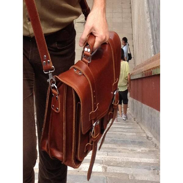 leather briefcase backpack