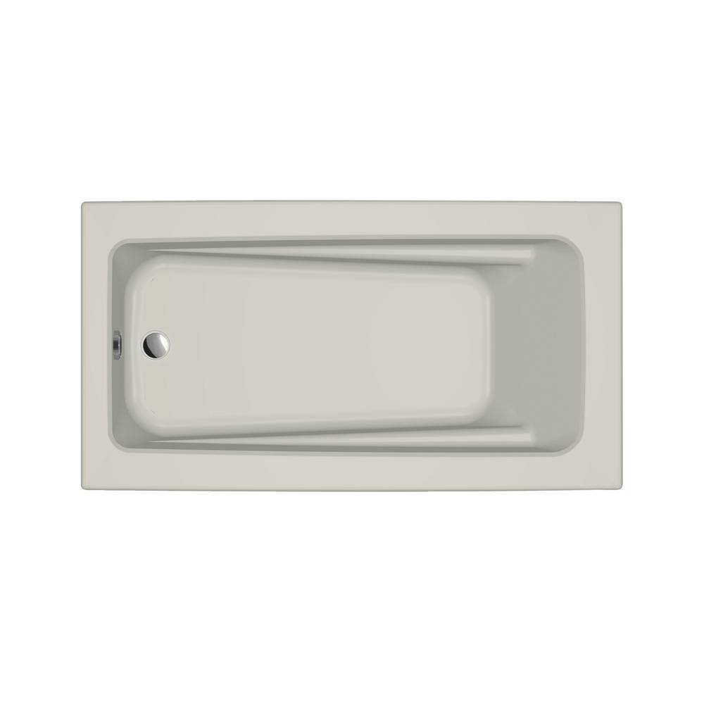 JACUZZI Primo 60 in. x 32 in. Rectangular Soaking Bathtub with Universal Drain in Oyster