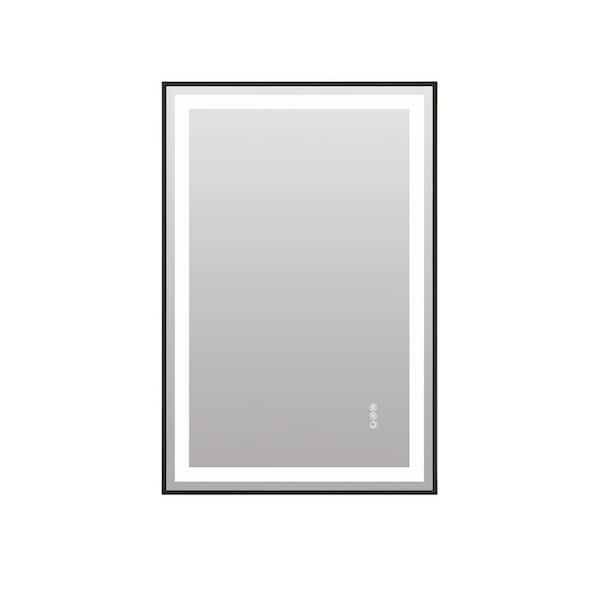 ABC部屋 QuivaraView 36 in. W x 28 in. H Rectangular Aluminum Micro