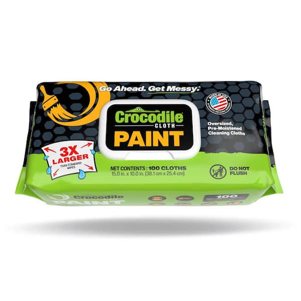 Professional Paint Pre-Moistened Heavy-Duty Wet Cloths Cleaning Wipes (100 Per Pack)