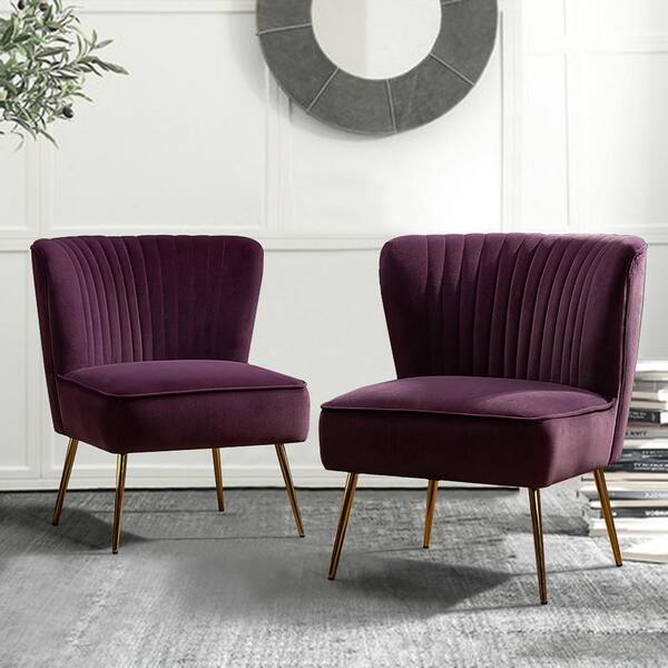 Comfy best sale purple chair