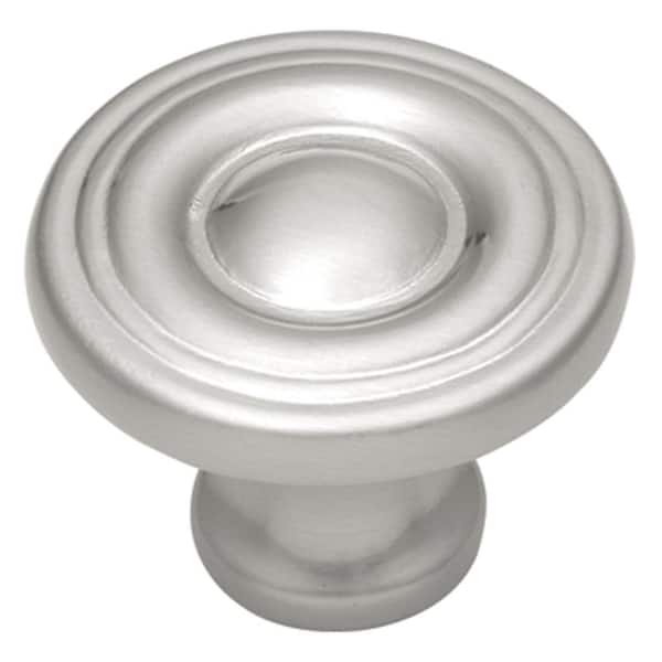 HICKORY HARDWARE Conquest 1-1/8 in. Satin Nickel Cabinet Knob