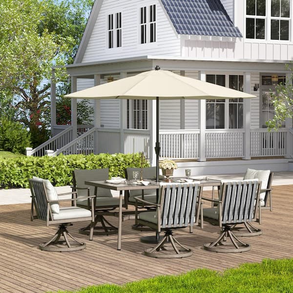 ChillPavilion Sunset Retreat Aluminum Outdoor Patio Dining ChillPavilion Sunset Retreat Aluminum Outdoor Patio Dining