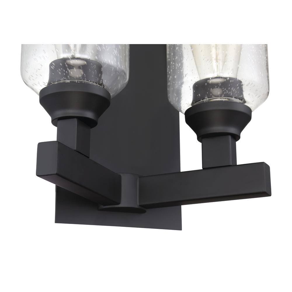 Craftmade Chicago Modern Black Nickel 2-Light Vanity Sconce