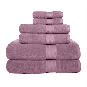 Belmond 6-Piece Very Grape 650 GSM Cotton Bath Towel Set