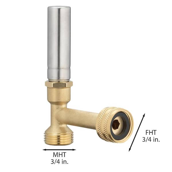 3/4 in. FHT x 3/4 in. MHT Stainless Steel Water Hammer Arrestor