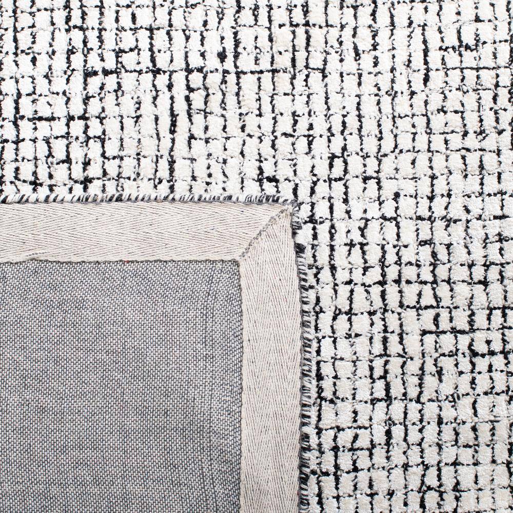 Ivory Abstract Hand-Tufted Wool & Viscose 2' x 3' Accent Rug