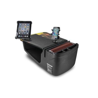 Efficiency GripMaster Car Desk Hot Rod Orange Flames with Built-In Power Inverter, X-Grip Phone Mount and Tablet Mount