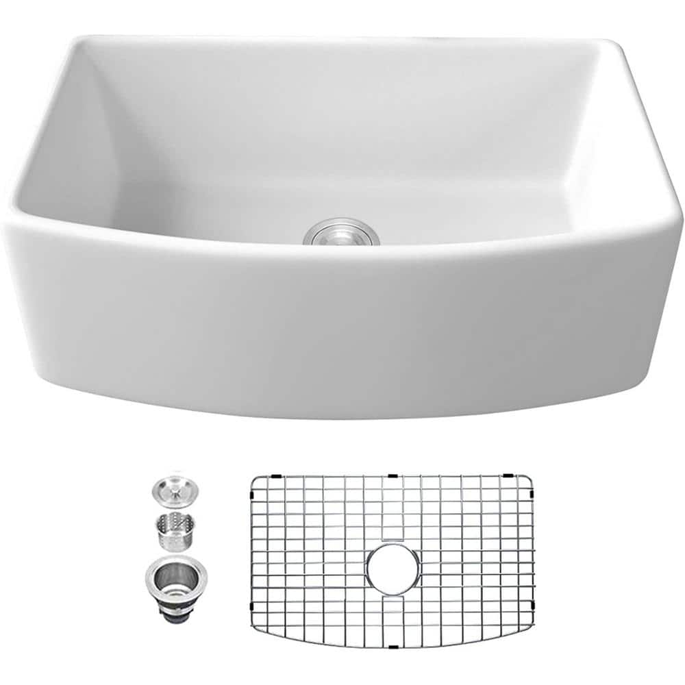 have-a-question-about-lordear-white-fireclay-30-in-single-bowl