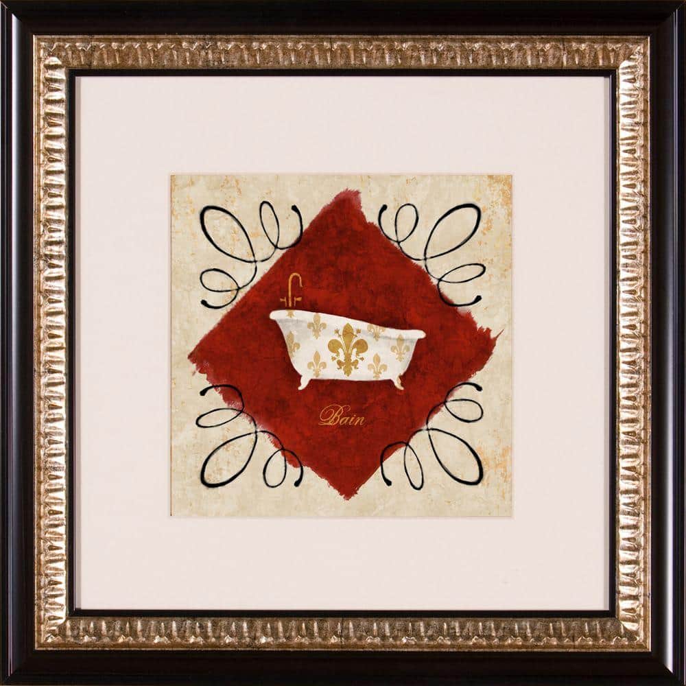 15 in. x 15 in. Baignoire A Framed Wall Art