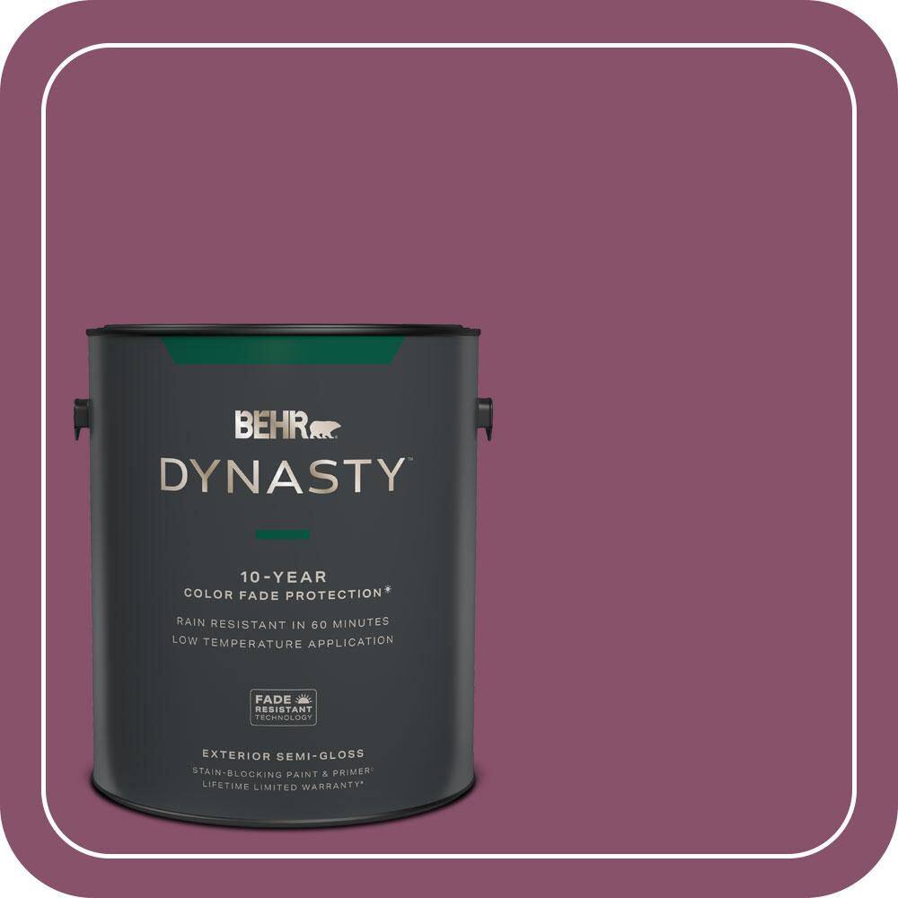 1 gal. #M120-7 Raspberry Crush Semi-Gloss Exterior Stain-Blocking Paint & Primer price history on PriceWatchPro