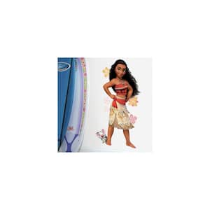 5 in. x 19 in. Disney Moana 10-Piece Peel and Stick Giant Wall Decals