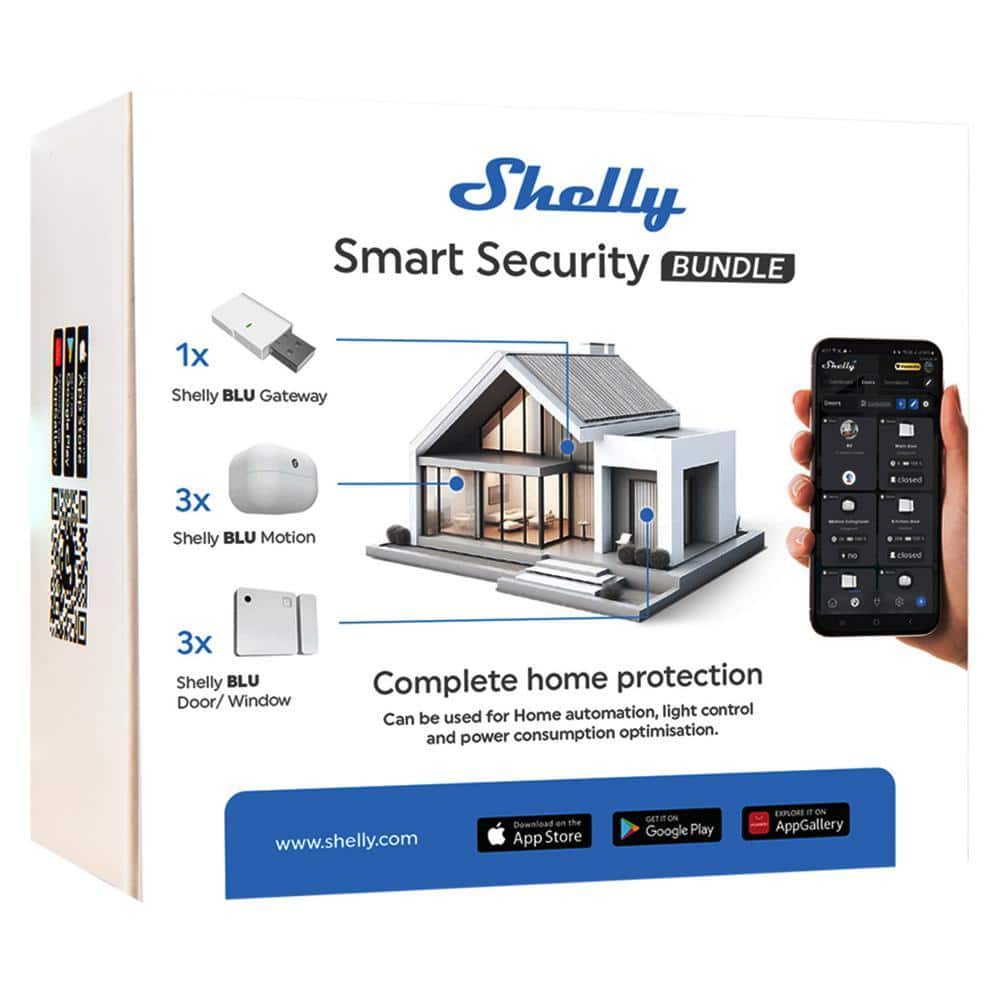 Shelly Smart Security Bundle, Bluetooth Devices, Home Automation