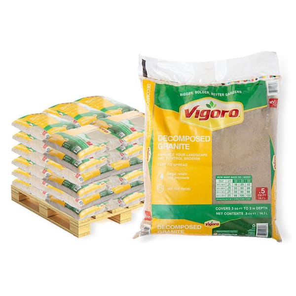 Vigoro 0.5 cu. ft. Decomposed Granite Landscape Rock (32 Bags/16