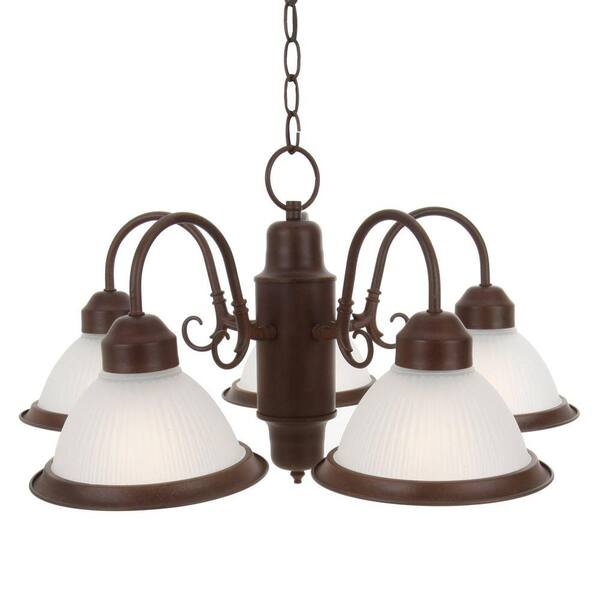 commercial electric 5 light chandelier