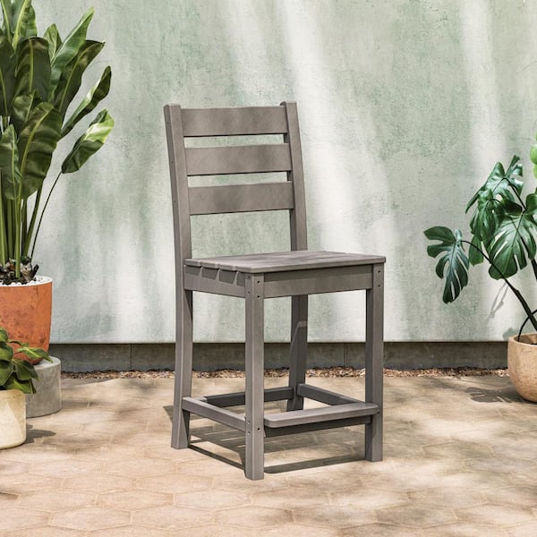 Grant Park Counter Side Chair in Slate Grey