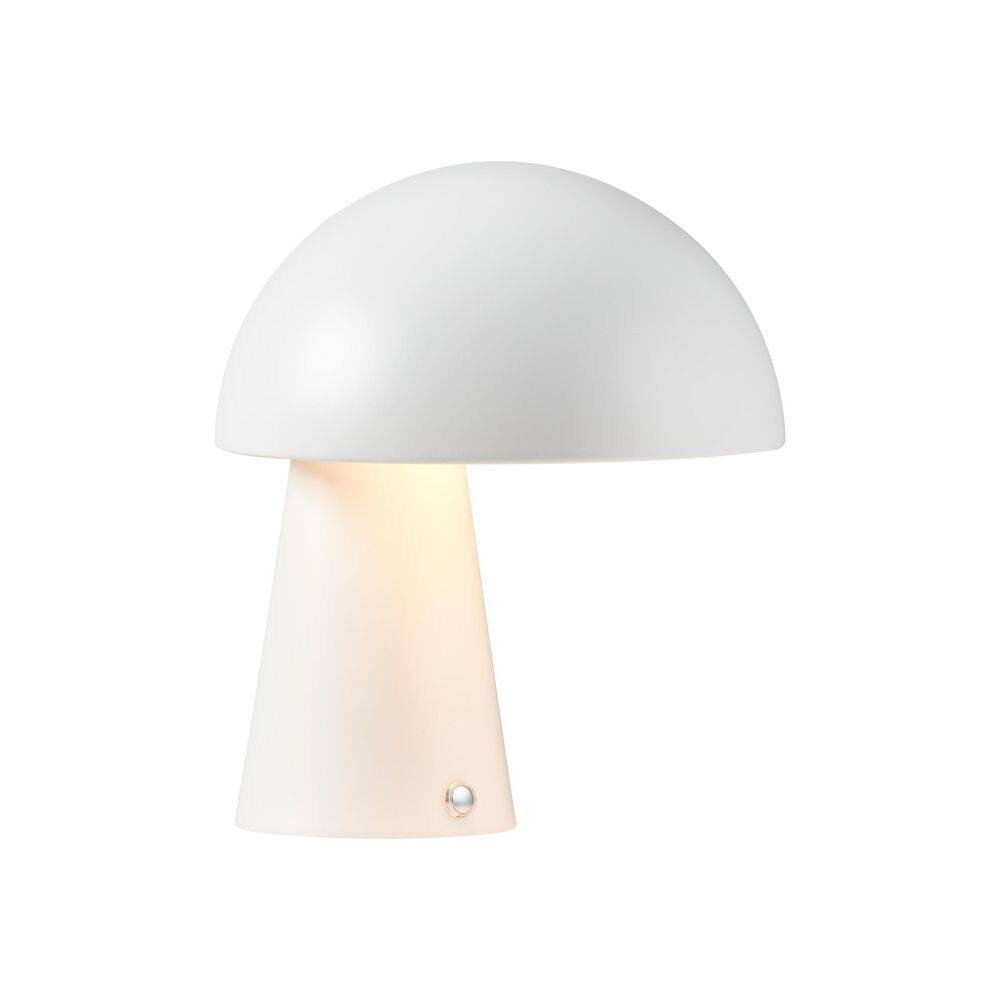 9. 5in. White Contemporary Metal Mushroom Table Lamp with Dome Shade price history on PriceWatchPro