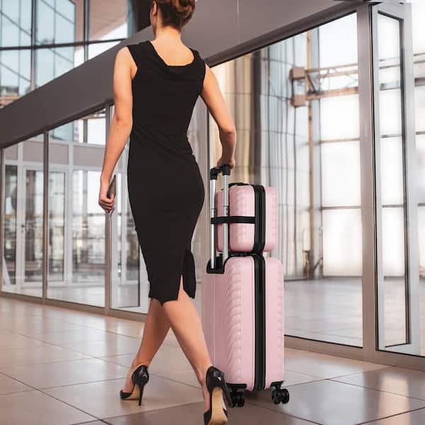 HIKOLAYAE 2-Piece PP Luggage Set with Locks, Includes Carry-On 14