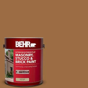 1 gal. #S250-6 Desert Clay Flat Interior/Exterior Masonry, Stucco and Brick Paint