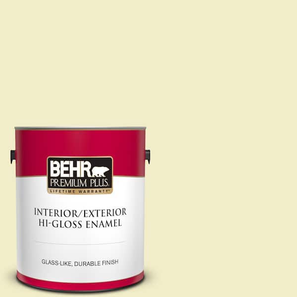 Reviews For Behr Premium Plus 1 Gal 400c 2 Home Song Hi Gloss Enamel Interior Exterior Paint The Home Depot