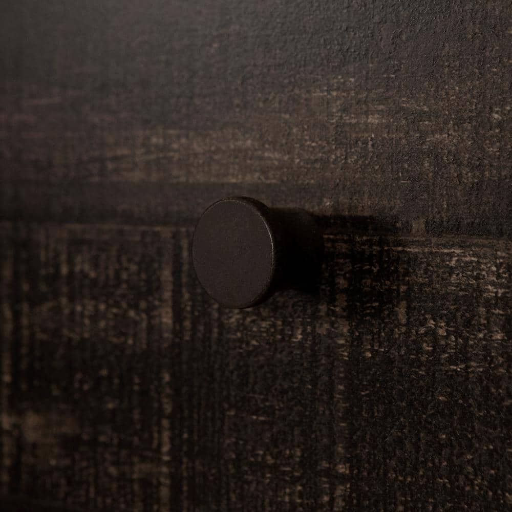 Bellami Black Wood Buffet with Wine Storage