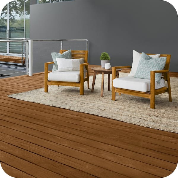 1 gal. #ST-129 Chocolate Semi-Transparent Penetrating Oil-Based Exterior Waterproofing Wood Stain