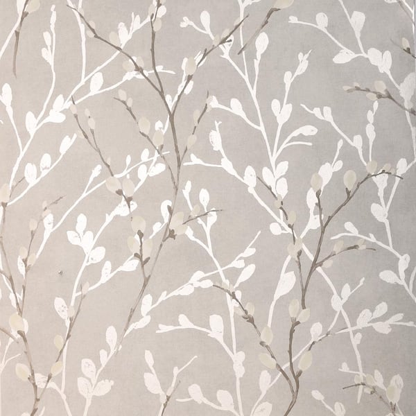 Arthouse Willow Grey Paper Strippable Roll (Covers 56 sq. ft.)