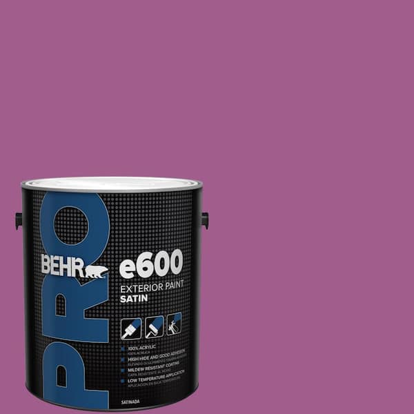 BEHR PRO 1 gal. #P110-6 Wild Berry Satin Exterior Paint