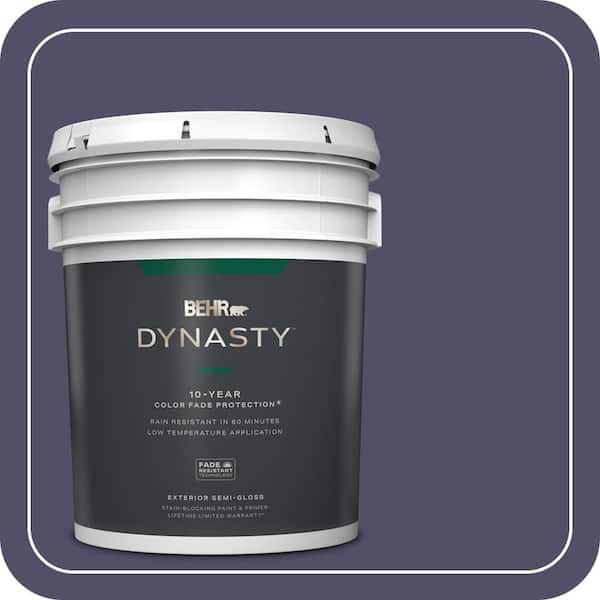 BEHR DYNASTY 5 gal. #PPU16-19 Mardi Gras Semi-Gloss Exterior Stain-Blocking Paint & Primer
