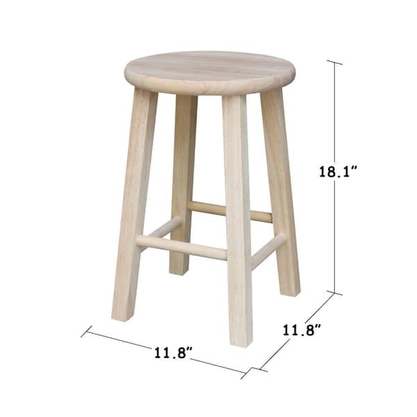 Unfinished wood bar stools deals with backs