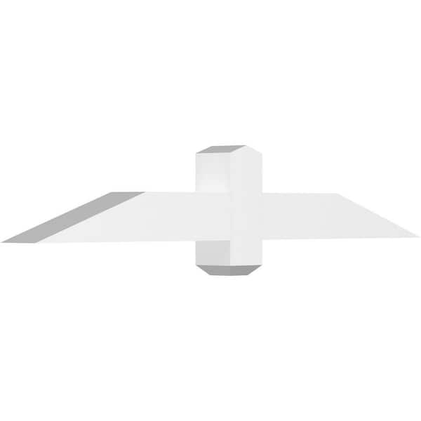 Ekena Millwork Eugene 48 in. W x 8 in. H x 4 in. D Signature Polyurethane Bracket