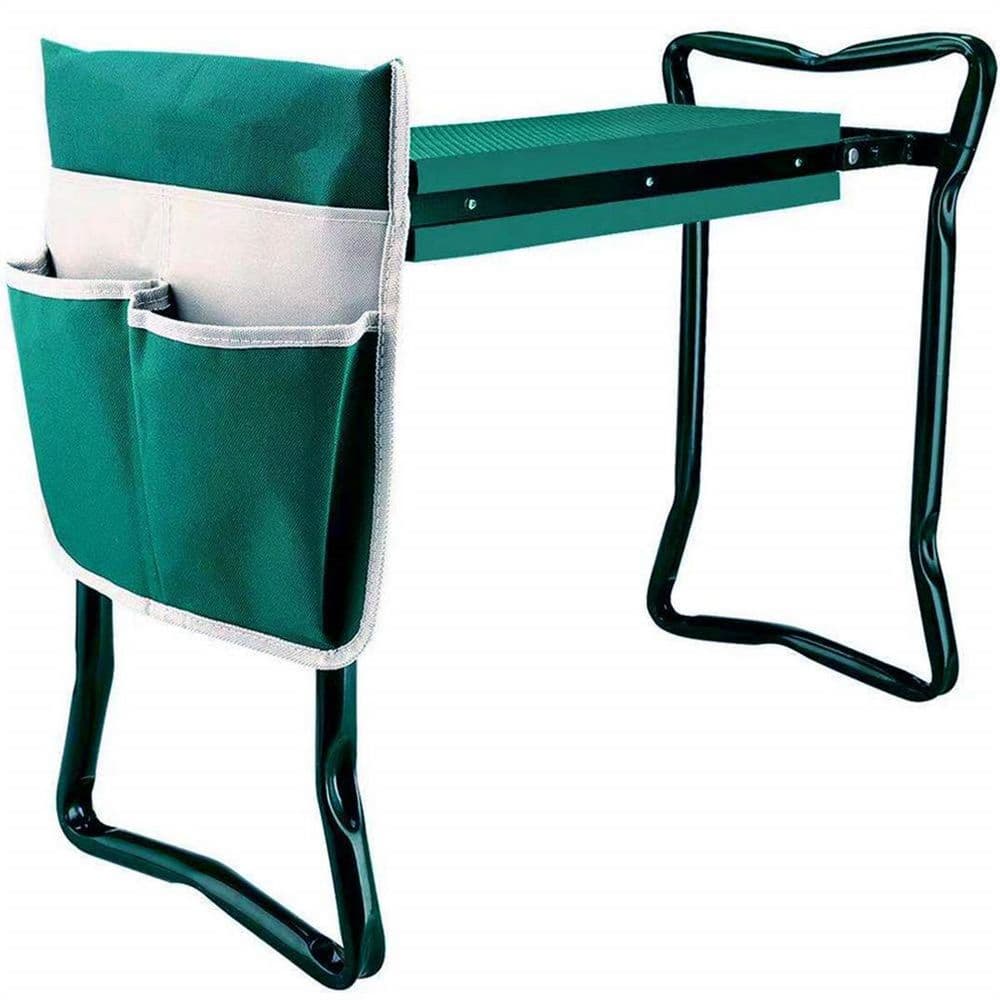Garden Kneeler and Seat with Tool Bag Pouch, Kneeling Pad, Practical Garden