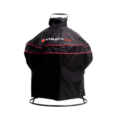 Kamado Joe Joe Jr. 13.5 in. Charcoal Grill Cover in Black Joe Jr. 13.5 in. Charcoal Grill Cover in Black