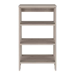 17.3 in. W x 16.9 in. D x 29.7 in. H Light Gray Linen Cabinet with 4-Shelf