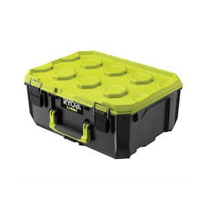 Ryobi Storage Box RYOBI LINK 7-Piece Wall Storage Kit, Stowaway Folding Workbench Table ...