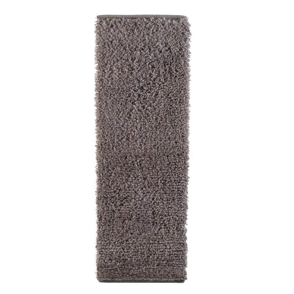 Nouvelle Legende Microfiber Non Slip Chenille Bath Mat - Light Beige