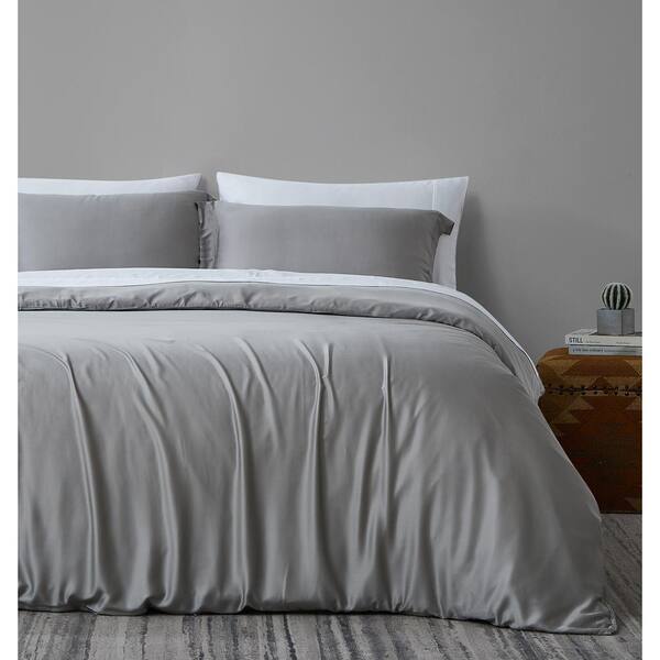 100% COTTON 300TC Luxury Jacquard Square Check Duvet Quilt Cover Bedding Set 