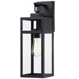 1 Light Black Exterior Waterproof Wall Sconce Light Fixture