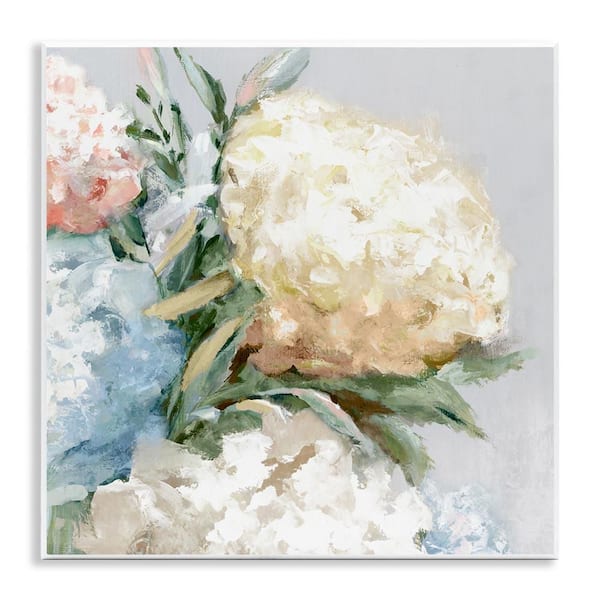 Stupell Industries Close Up Hydrangea Blossom by Alex Black Unframed Nature Graphic Art Print 12 in. x 12 in.
