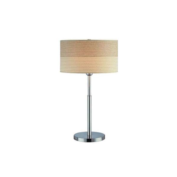 Illumine Designer 26 in. Steel Table Lamp