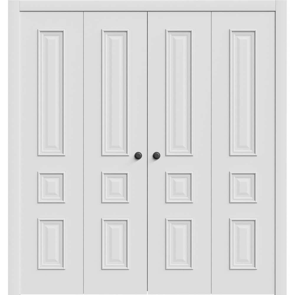 7833 72 in. x 96 in. Solid Core White Enamel Color Wood Bi-Fold Door with Hardware price history on PriceWatchPro