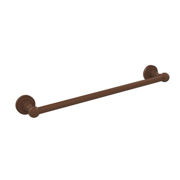 Allied Brass Dottingham Collection 18 in. Towel Bar in Antique Bronze