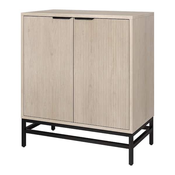 Montello 28 in. Alder White Rectangular Accent Cabinet