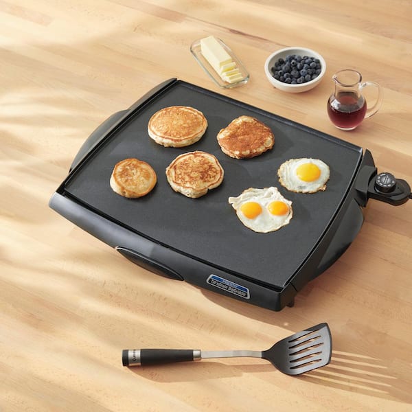 24-Inch Large Nonstick Electric Griddle for Breakfast Pancakes Burgers Eggs  