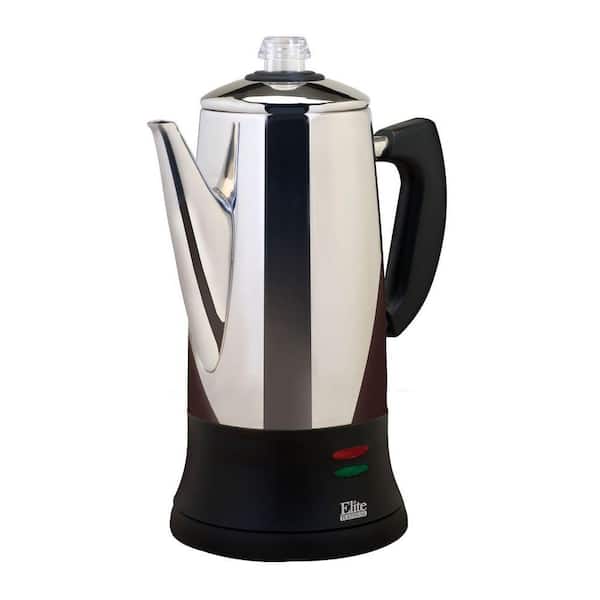 Elite 12-Cup Stainless Steel Cordless Percolator