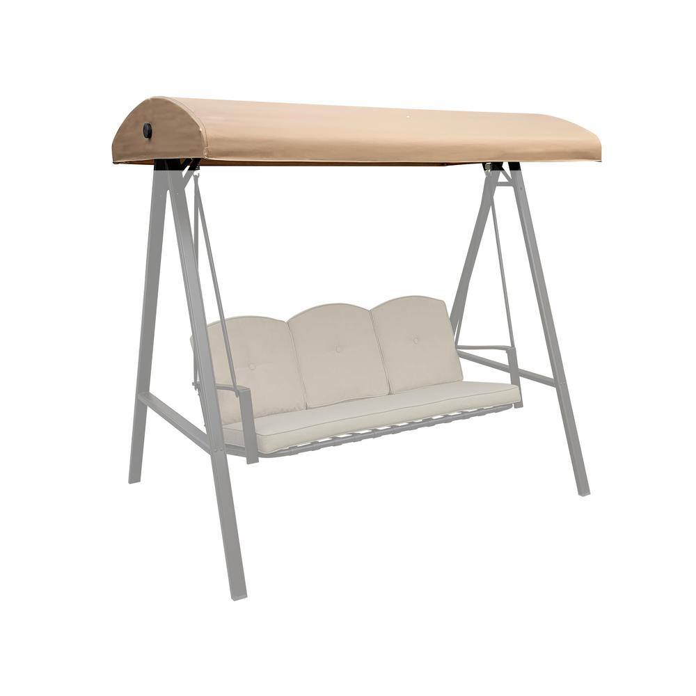 3 Seater Swing Chair Canopy Replacement 78x50 Inch Waterproof Outdoor Cover